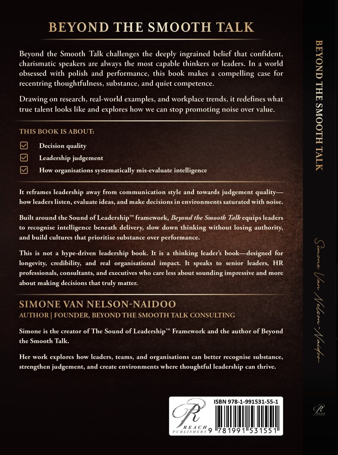 Beyond the Smooth Talk — Back Cover